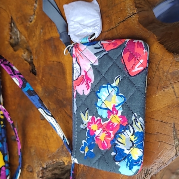 Vera Bradley African Violet Frannie Crossbody Bag - Picture 7 of 10